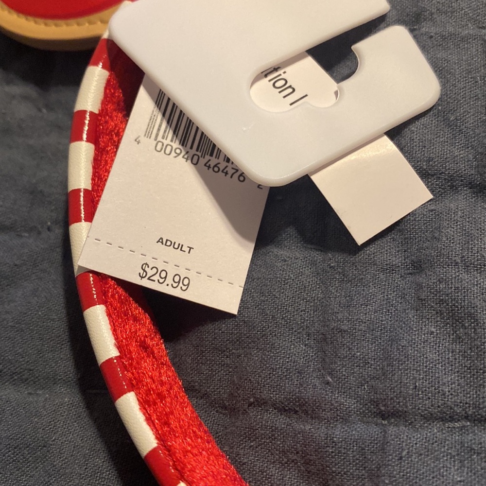 NWT DISNEY Mickey Mouse Gingerbread Santa Ears - Picture 3 of 3
